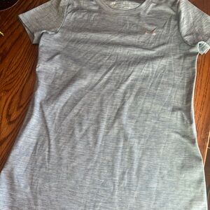 Gray/Blue Under ArmourAthletic T-Shirt